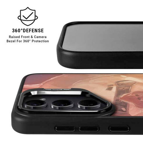 Marvel Black Widow Running Galaxy S25 Kickstand Case